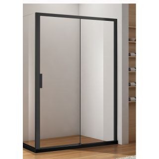 Душевая дверь Aquanet Pleasure AE60-N-130H200U-BT 225499 130 см профиль чёрный стекло прозрачное