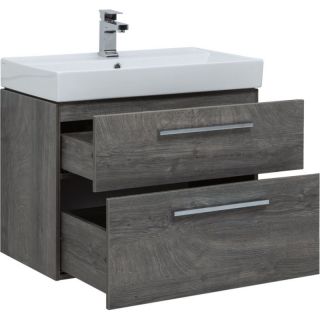 Тумба под раковину Aquanet Nova 242260 75 см дуб рошелье