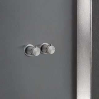 Встраиваемый смеситель для душа Gessi 316 54234.239 с термостатом брашированная сталь