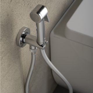 Гигиенический душ Bossini Paloma Brass Mixer Set E37007.073 чёрный матовый