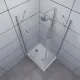 Душевой уголок Triton Брава Щ0000054194 120x80 см профиль хром стекло прозрачное