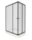 Душевой уголок Triton Вента Щ0000064630 120x80 см профиль черный стекло матовое