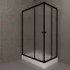 Душевой уголок Triton Вента Щ0000064630 120x80 см профиль черный стекло матовое
