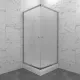 Душевой уголок Triton Вента-Хром-Вельвет Щ0000067981 90x90 см на поддоне профиль хром стекло матовое