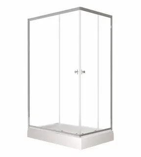Душевой уголок Triton Вента Щ0000049617 100x80 см профиль хром стекло прозрачное
