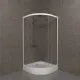 Душевой уголок Triton Ультра Щ0000061784 80x80 см профиль белый стекло прозрачное