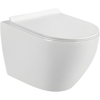 Унитаз CeramaLux 2197 подвесной с сиденьем Микролифт