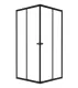 Душевой уголок Triton Вента Щ0000054466 90x90 см профиль чёрный стекло прозрачное