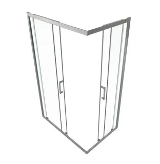 Душевой уголок Triton Фикс Щ0000067441 120x80 см профиль хром стекло прозрачное