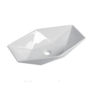 Накладная раковина Gappo GT504 63 см белый