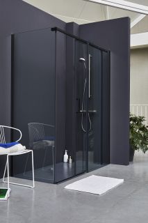 Душевая дверь Jacob Delafon Contra Black E22C120-BL 120см