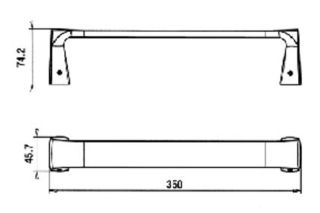 Полотенцедержатель Paini Lady 89CR001 хром