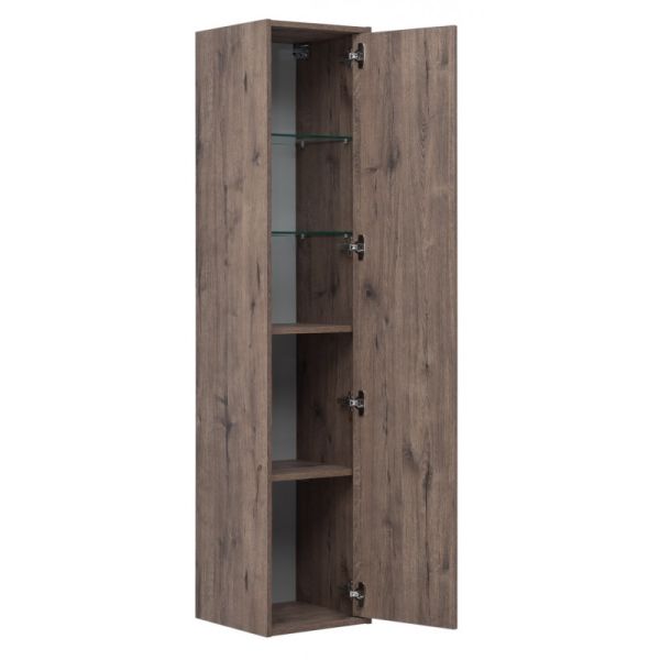 Пенал Aquanet Lino 253914 35 см дуб веллингтон