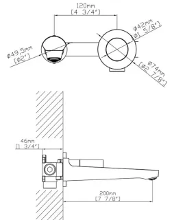 Смеситель для раковины Gid Panther L066BMNS черный матовый