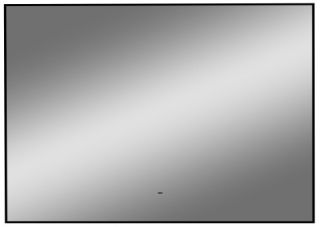 Зеркало с подсветкой Continent Amer ЗЛП1524 с бесконтактным сенсором 120x70см чёрный