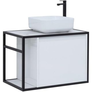 Тумба под раковину Aquanet Nova Lite Loft 261650 L 75 см белый