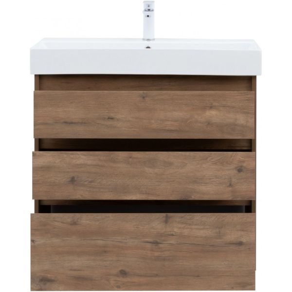 Тумба под раковину Aquanet Nova Lite 302477 85 см дуб рустикальный