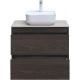 Тумба под раковину Aquanet Nova Lite 287895 75 см дуб чёрный
