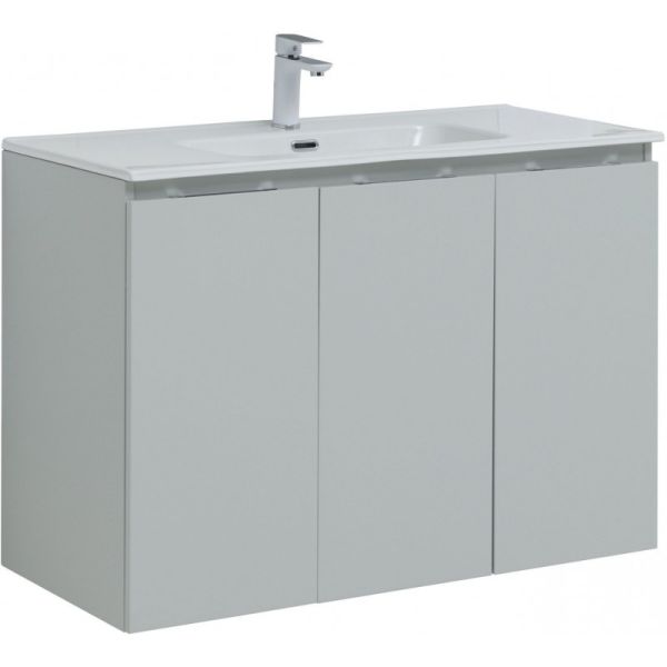 Тумба под раковину Aquanet Алвита New 277532 100 см серый