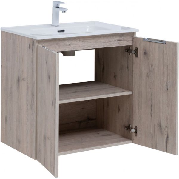 Тумба под раковину Aquanet Алвита New 303906 70 см дуб веллингтон