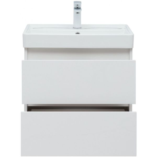 Тумба под раковину Aquanet Вега 308318 60 см белый глянец