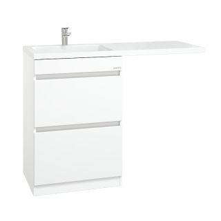 Напольная тумба под раковину под стиральную машину Onika Милтон 104801 48 см белый