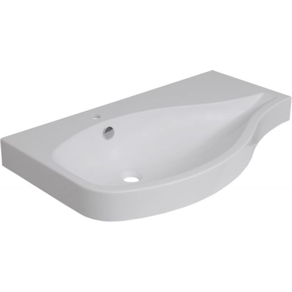 Раковина Aquanet Сопрано 169395 левая 95 см белый
