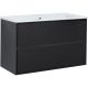 Тумба под раковину Aquanet Милан 316690 105 см чёрный