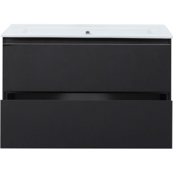 Тумба под раковину Aquanet Милан 316690 105 см чёрный