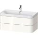 Тумба под раковину Duravit Happy D 2 Plus 98 HP4348O2222 подвесная белая