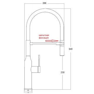 Смеситель для кухни Zorg Steel Hummer SH 2022 BRONZE бронза