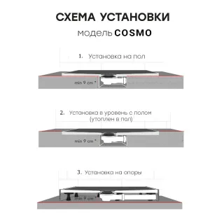 Душевой поддон Starohome Cosmo 62889624 80х80 см