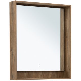 Зеркало с подсветкой Aquanet Милан 336399 70 см дуб рустикальный