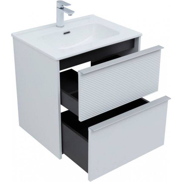 Тумба под раковину Aquanet Вита 330473 60 см белый матовый