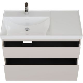 Тумба под раковину Aquanet Nova Lite 2.0 346327 100 см бежевый