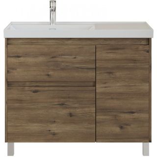 Тумба под раковину Aquanet Nova Lite 2.0 346348 100 см дуб рустикальный