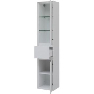 Пенал Aquanet Милан 339957 35 см белый глянец