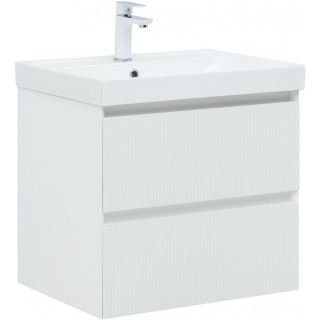 Тумба под раковину Aquanet Альтера 337154 60 см белый матовый