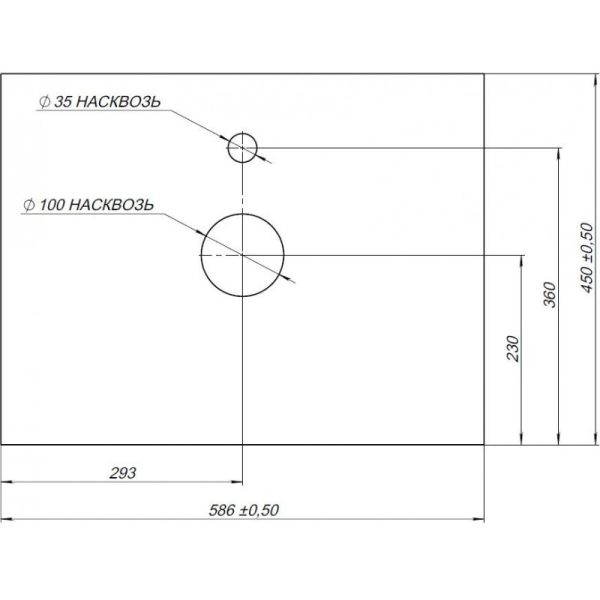 Столешница Aquanet Nova Lite 257607 60 см мрамор