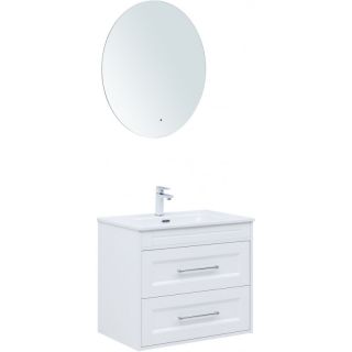 Тумба под раковину Aquanet Бостон New 339599 70 см белый сатин