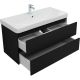 Тумба под раковину Aquanet Вега 2.0 337951 100 см чёрный