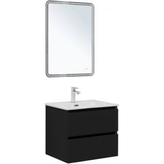 Тумба под раковину Aquanet Вега 2.0 337953 60 см чёрный