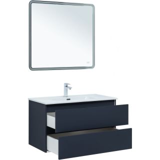 Тумба под раковину Aquanet Вега 2.0 337950 90 см маренго