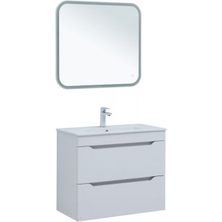 Тумба под раковину Aquanet Практика 330459 80 см белый матовый