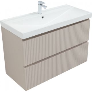 Тумба под раковину Aquanet Джейн 343979 100 см бежевый