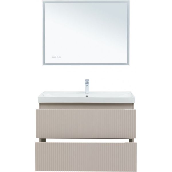 Тумба под раковину Aquanet Джейн 343979 100 см бежевый
