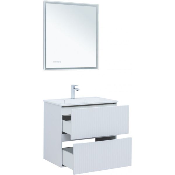 Тумба под раковину Aquanet Джейн 313285 70 см белый матовый