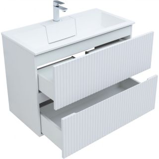 Тумба под раковину Aquanet Джейн 313287 90 см белый матовый