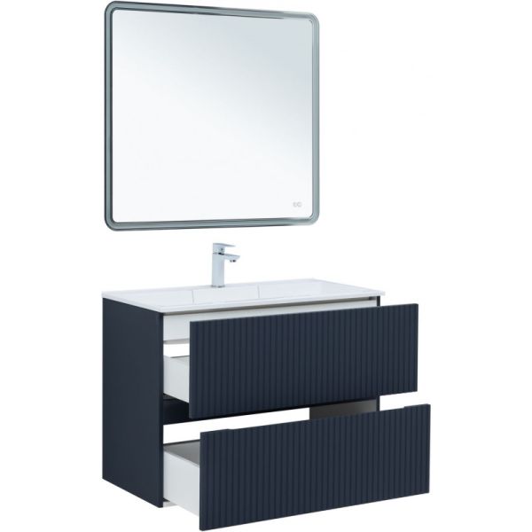 Тумба под раковину Aquanet Джейн 313303 90 см маренго