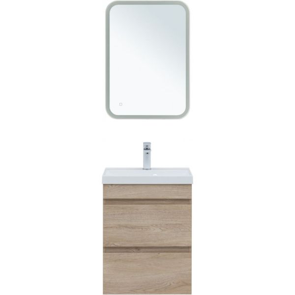 Тумба под раковину Aquanet Нота New 334196 50 см дуб светлый